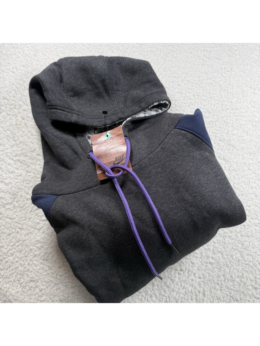 Nike 6.0 Mens Large Skateboarding Hoodie NWT Gray Blue Purple 321140